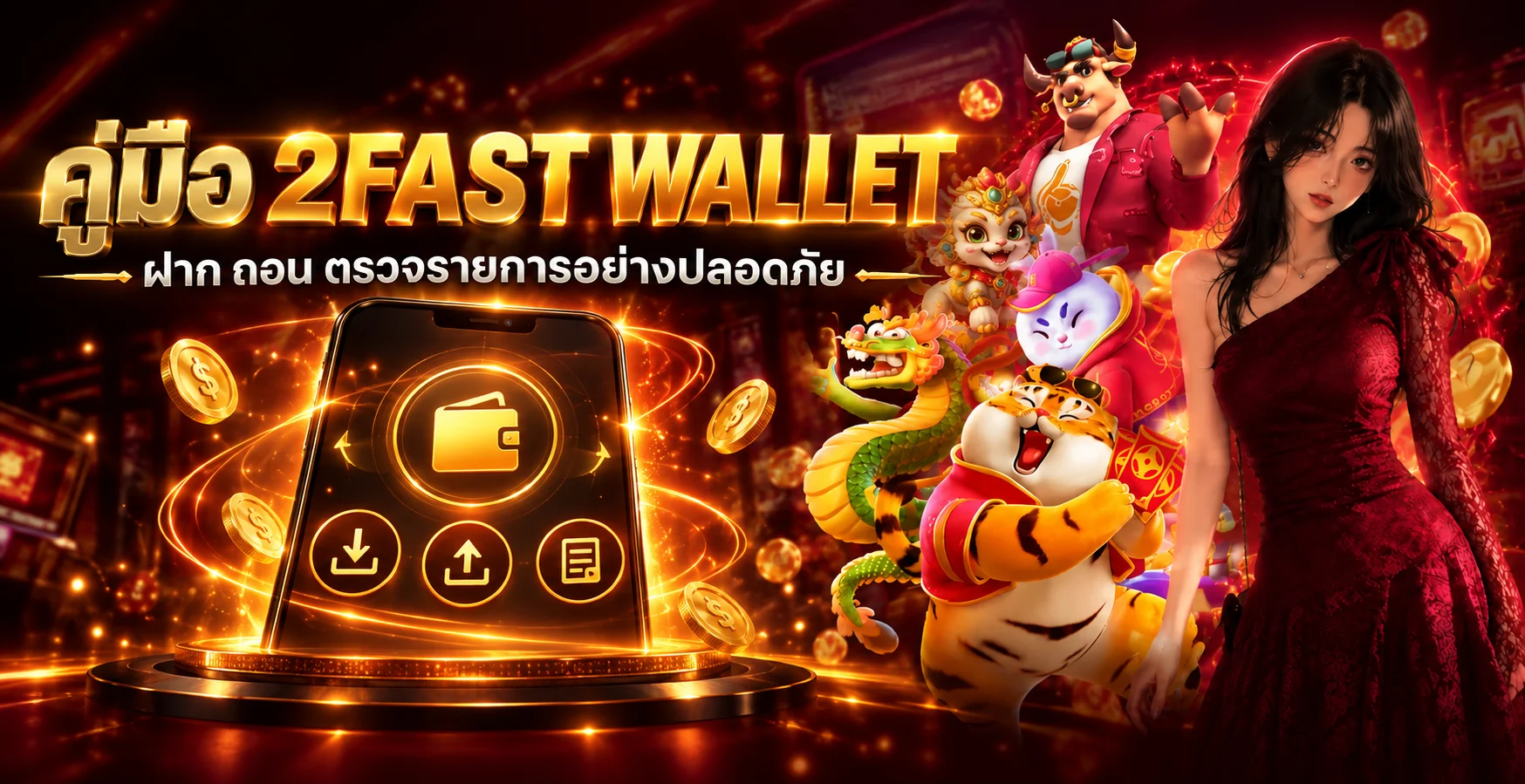 2FAST wallet | วิธีฝากถอนและตรวจรายการ